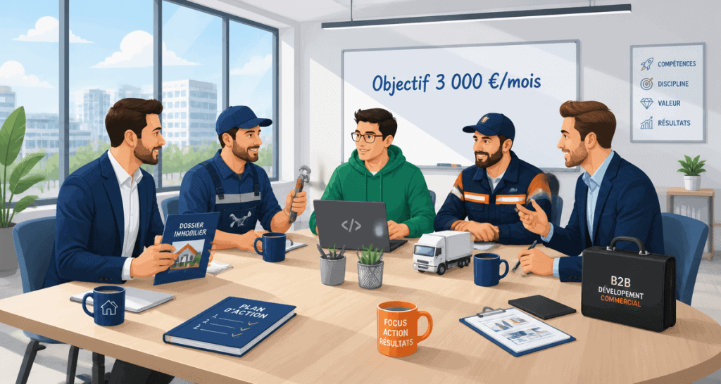 gagner 3000 euros par mois métiers sans diplôme