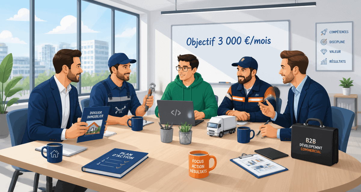 gagner 3000 euros par mois métiers sans diplôme