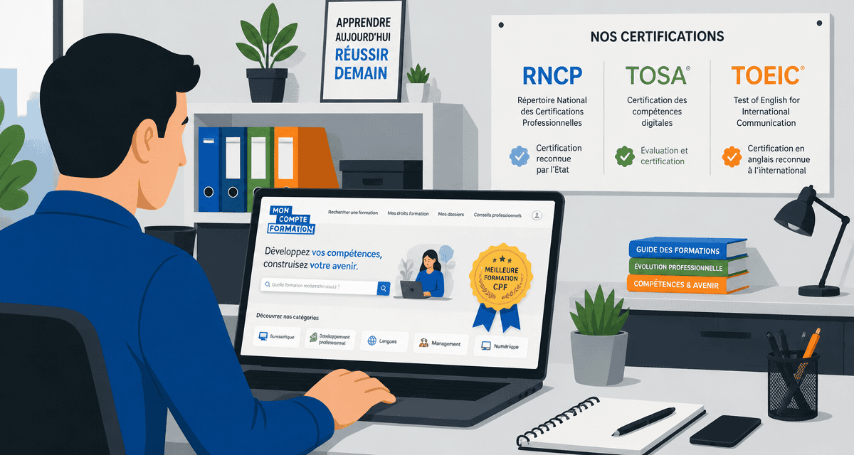 meilleur formation cpf sur MonCompteFormation