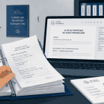 reconversion clerc de notaire illustration étude notariale