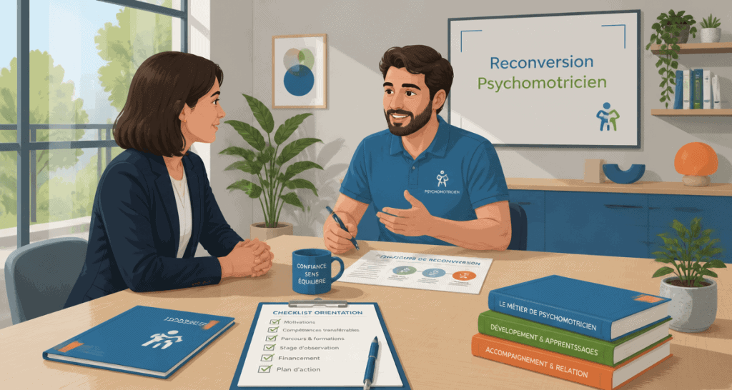 reconversion psychomotricien session orientation