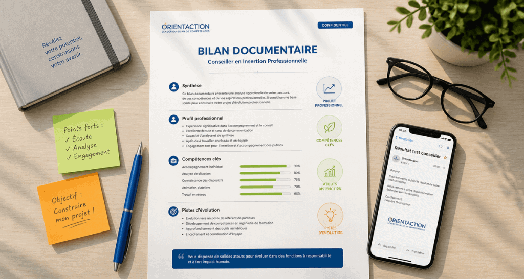 résultat test conseiller pôle emploi sur bureau