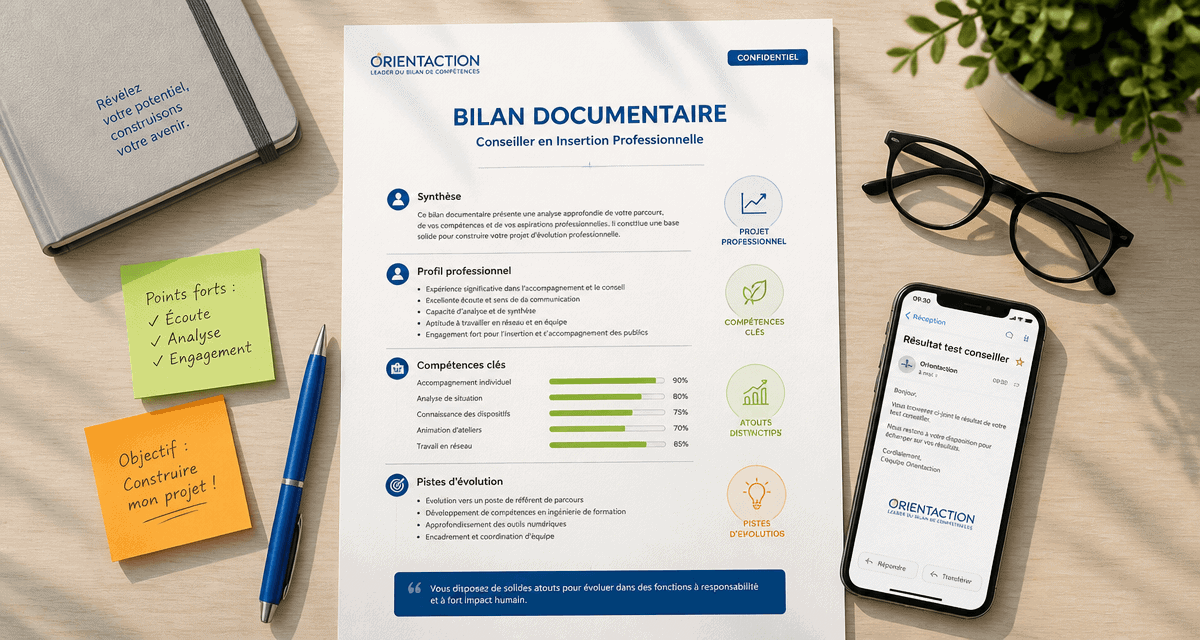 résultat test conseiller pôle emploi sur bureau