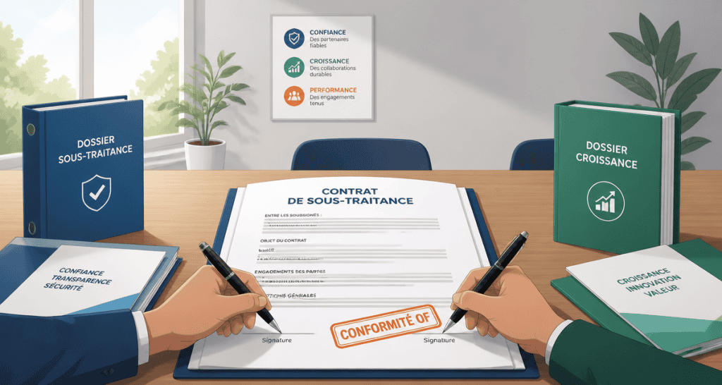 sous traitance organisme de formation signature contrat