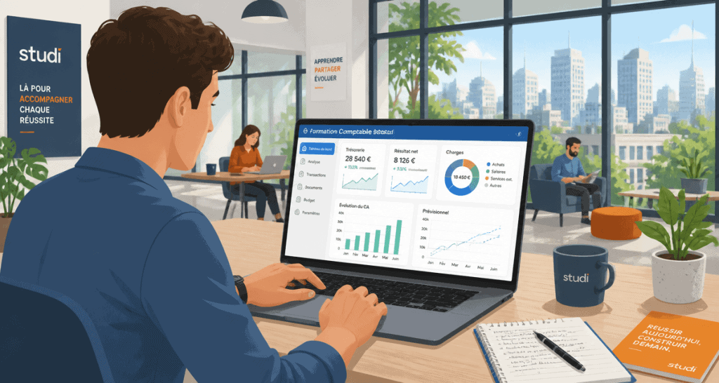 studi formation comptable jeune professionnel coworking