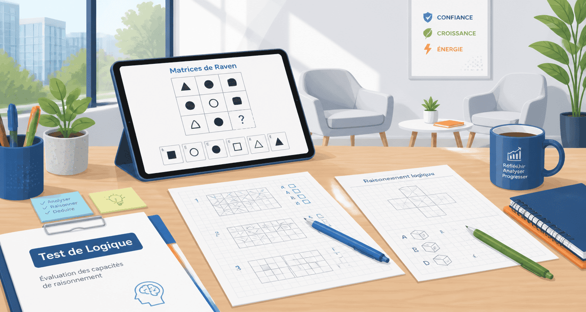 test logique recrutement documents et tablette