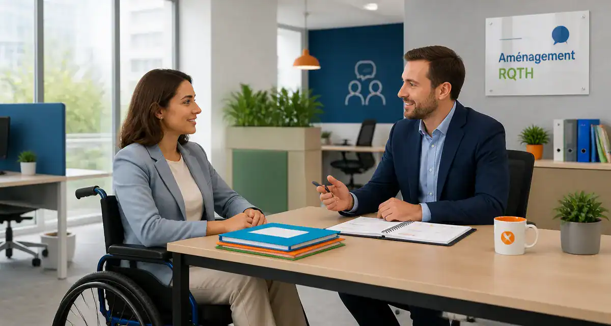 aménagement horaire rqth salaire en entreprise