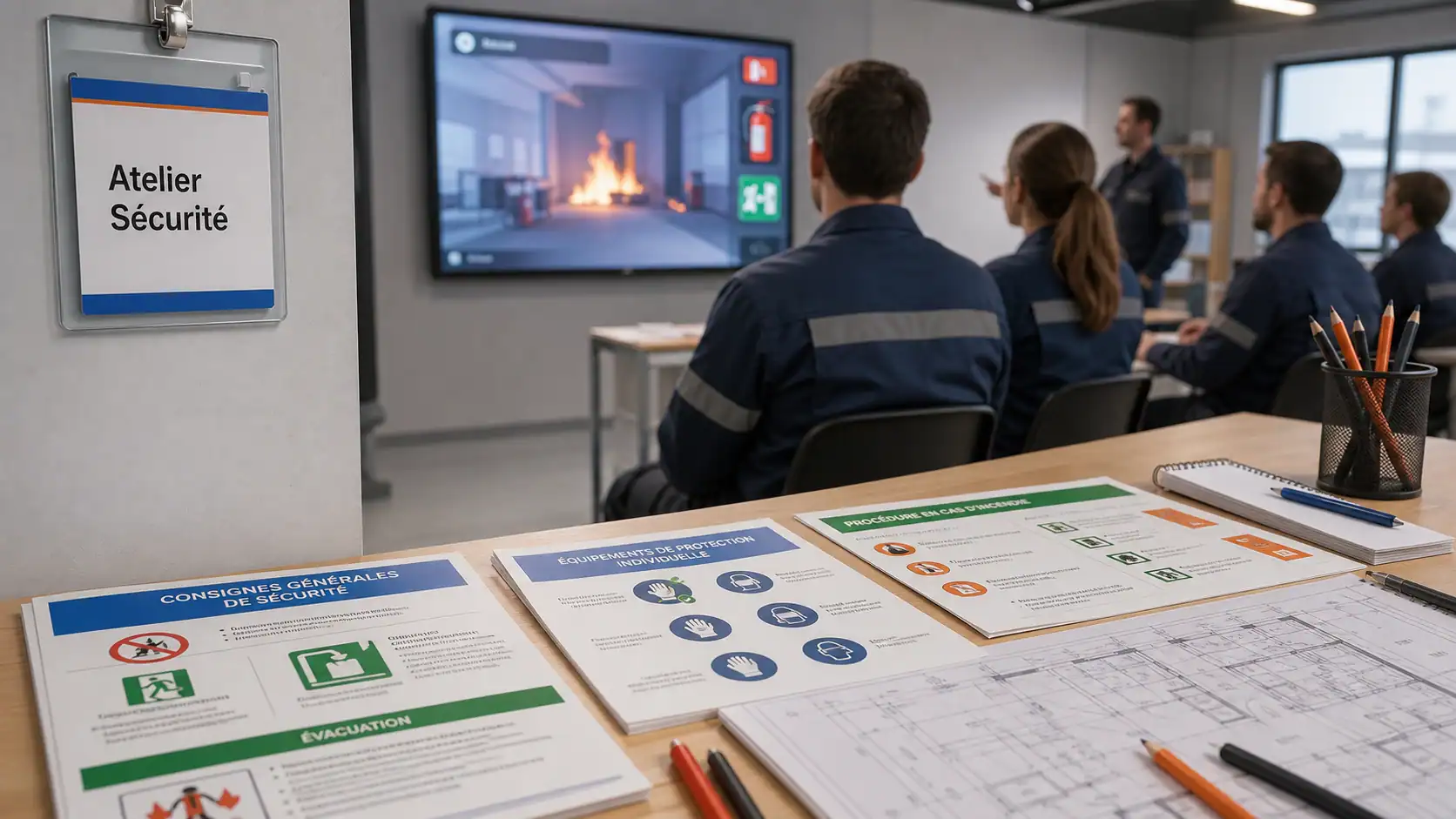 Atelier sécurité : formation VR incendie en entreprise