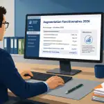 augmentation fonctionnaire 2026 agent consulte fiche paie