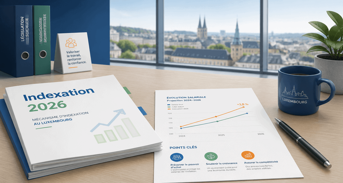 augmentation salaire Luxembourg documents indexation 2026