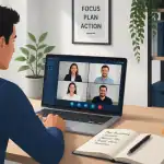 emploi télétravail sans expérience jeune adulte visioconférence