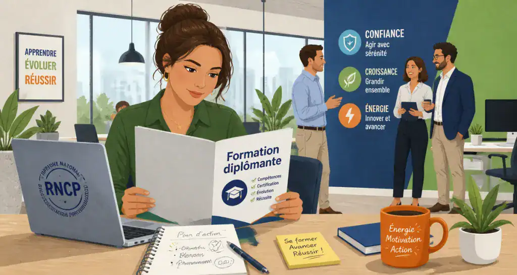 formation diplomante bureau open space