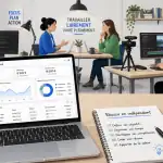 métier à son compte qui payé bien en espace coworking
