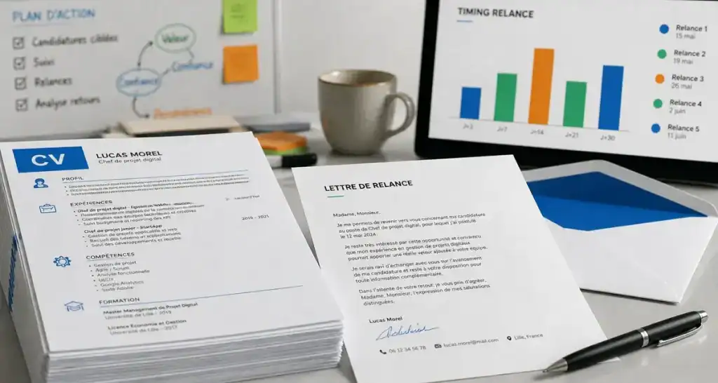 Relance mail candidature : timing pour obtenir une réponse sans paraître insistant