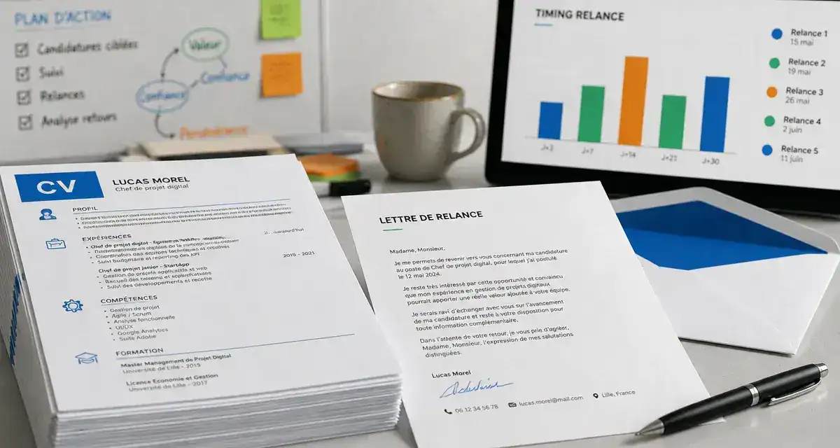 Relance mail candidature : timing pour obtenir une réponse sans paraître insistant