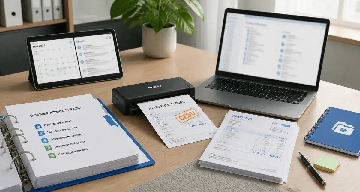 Secrétariat à domicile, crédit d’impôt CESU, délégation de la paperasse
