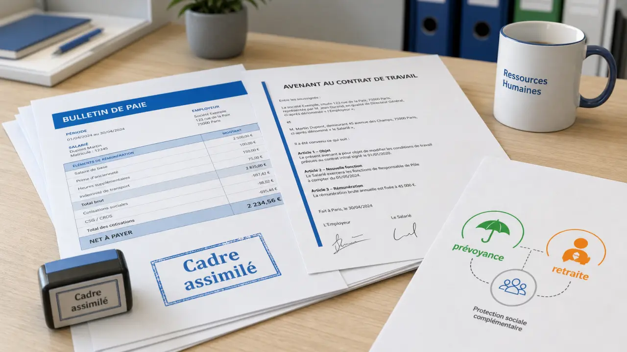 Cadre assimilé : protection sociale renforcée