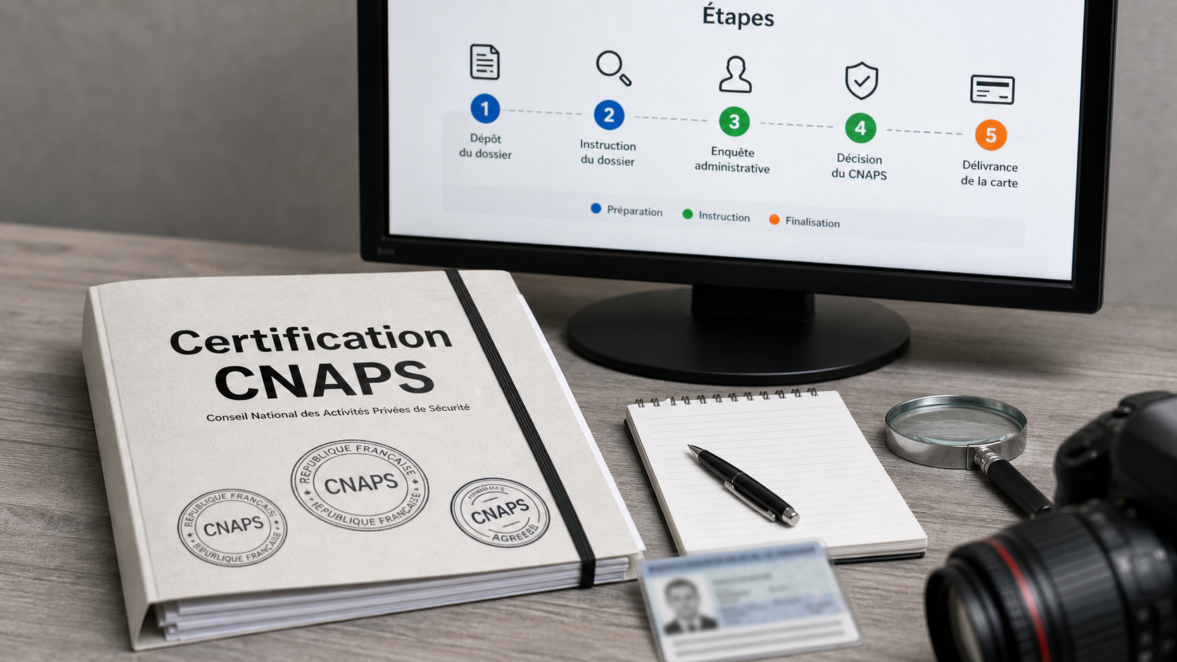 Comment devenir détective privé sans diplôme : dossier Certification CNAPS et contrôle d’identité