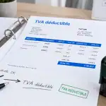 Compte tva deductible : 44562 44566 445662