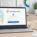 Convergence Paris : connexion sécurisée sur ordinateur portable