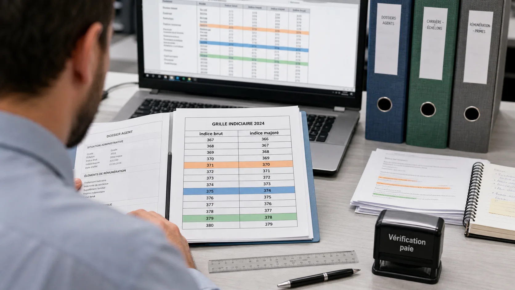 Grille indiciaire agent de maitrise : indices et salaire dans la paie