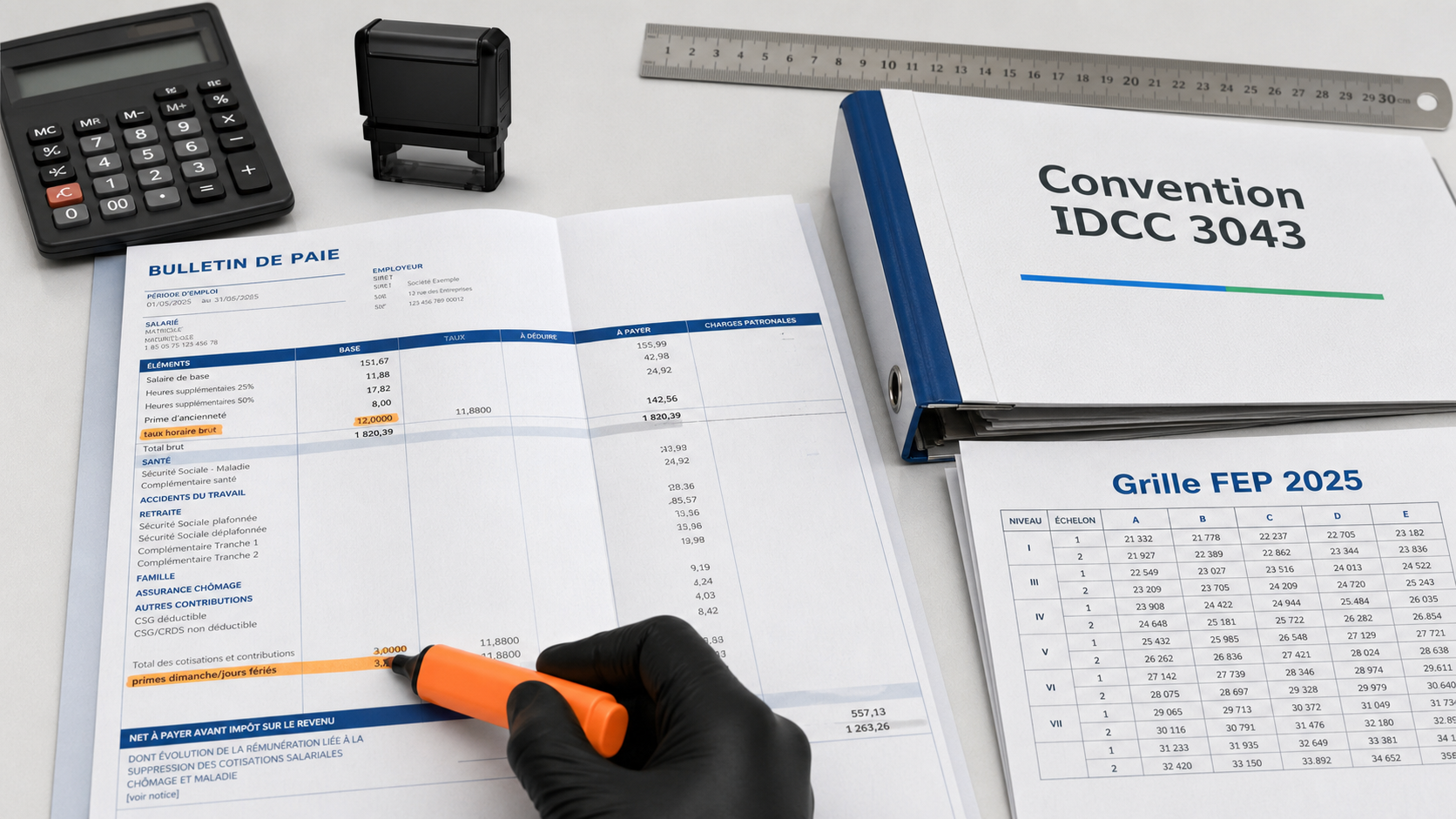 grille salaire fep 2025 : taux horaires et primes