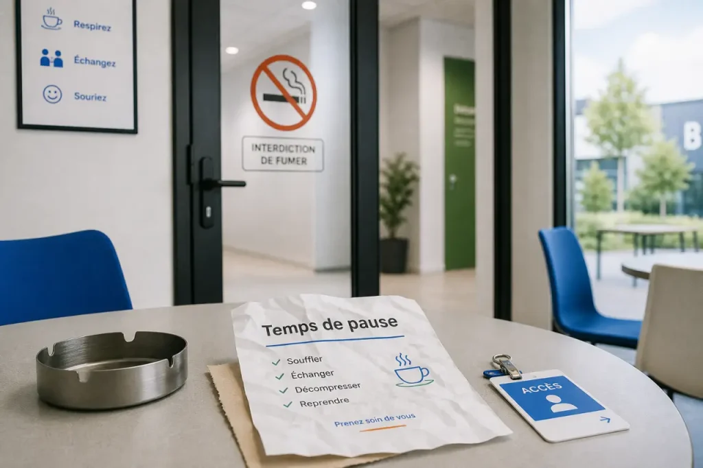 Pause cigarette au travail : où fumer, combien de temps et quelles règles respecter ?