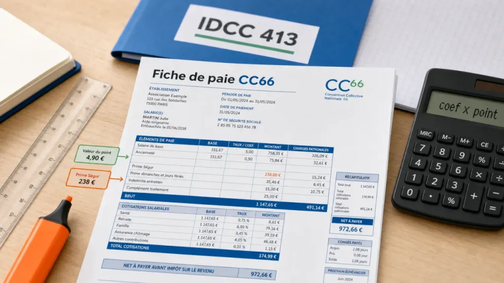 Salaire psy convention 66 : coefficient, prime Ségur et SMIC à vérifier