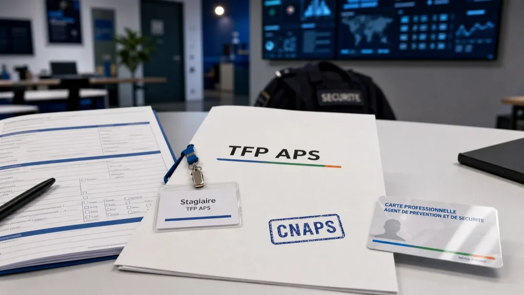 sécurité cqp : TFP APS, CNAPS et carte professionnelle