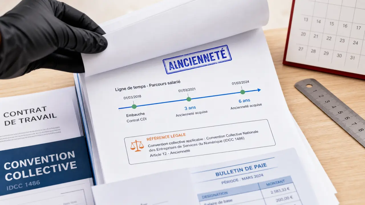 Ancienneté dans une entreprise : calcul des droits et reprise, vérifications avant signature