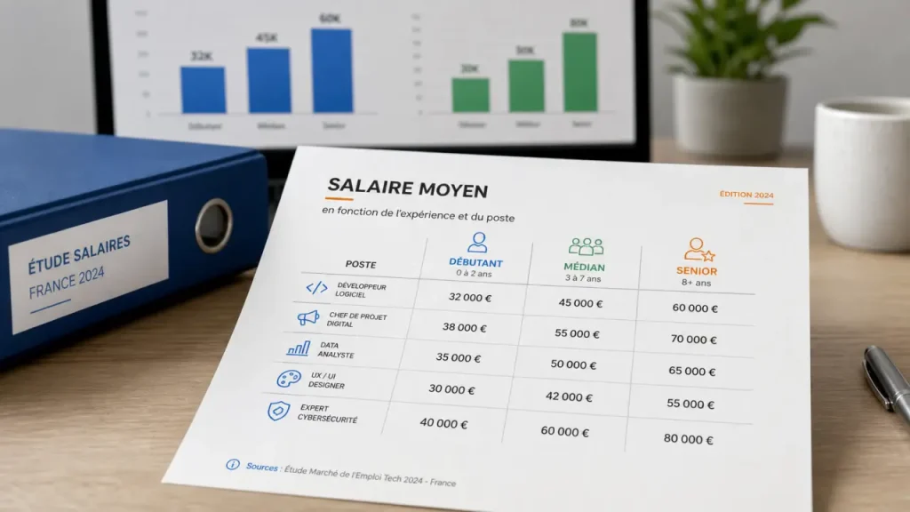 Assistante de direction salaire médian 44 000 €