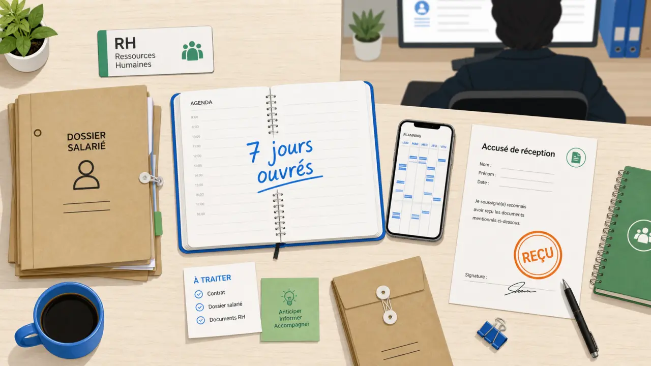 Changement de planning code du travail : 7 jours ouvrés, refus légitime