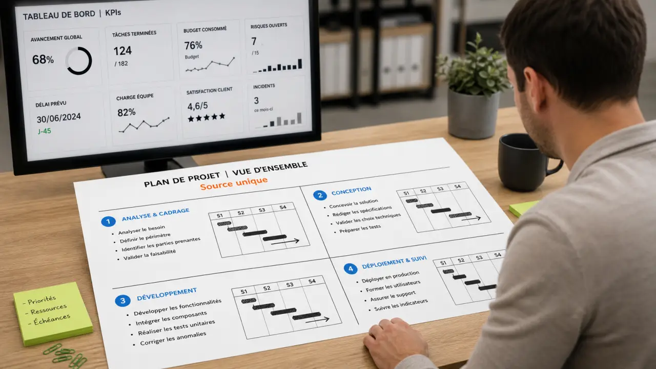 Compétences gestion de projet : soft skills, hard skills et outils (Gantt, KPI)