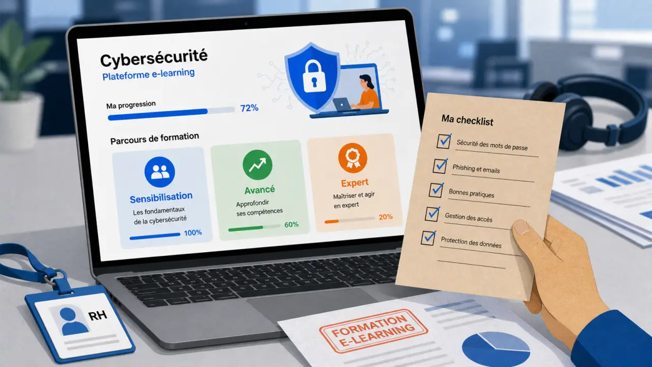 elearning formation cybersécurité : 45 min sensibilisation e-learning