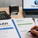 Faut il etre inscrit a pole emploi pour toucher l'aah : dossier MDPH et CAF