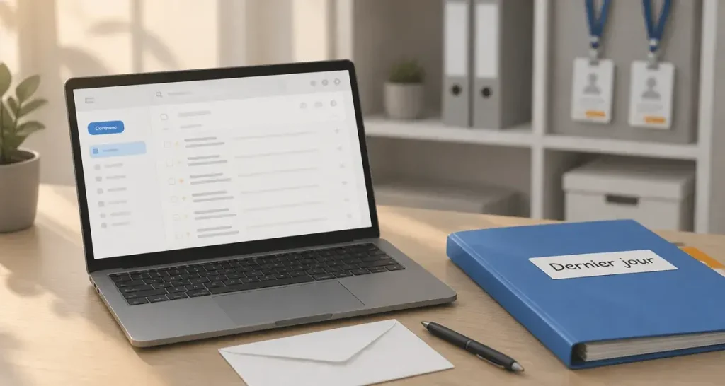 Mail depart entreprise : modèle et phrases à éviter