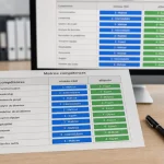 Matrice de compétences RH : niveaux réels et écarts