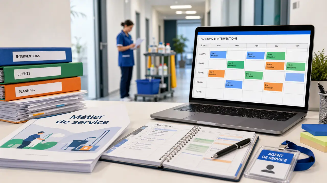 Métier de service : aide à la personne, relation client, entretien