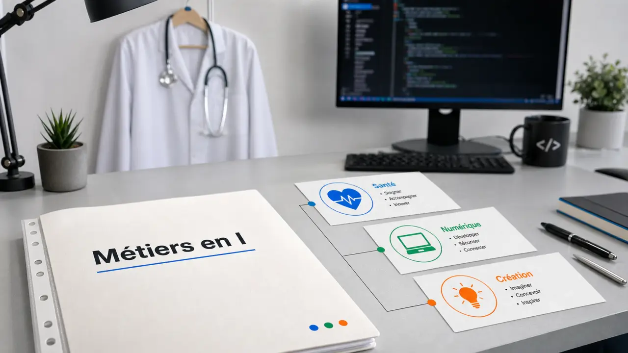 Metier en i : métiers santé numérique création pour le bac