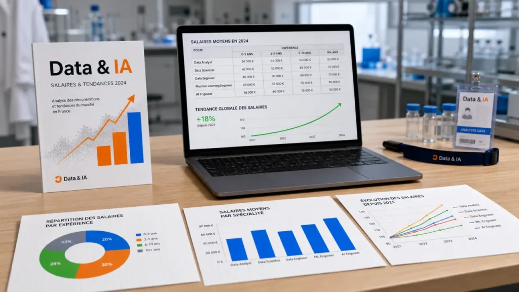 Métier scientifique bien payé : Data & IA, salaires en hausse
