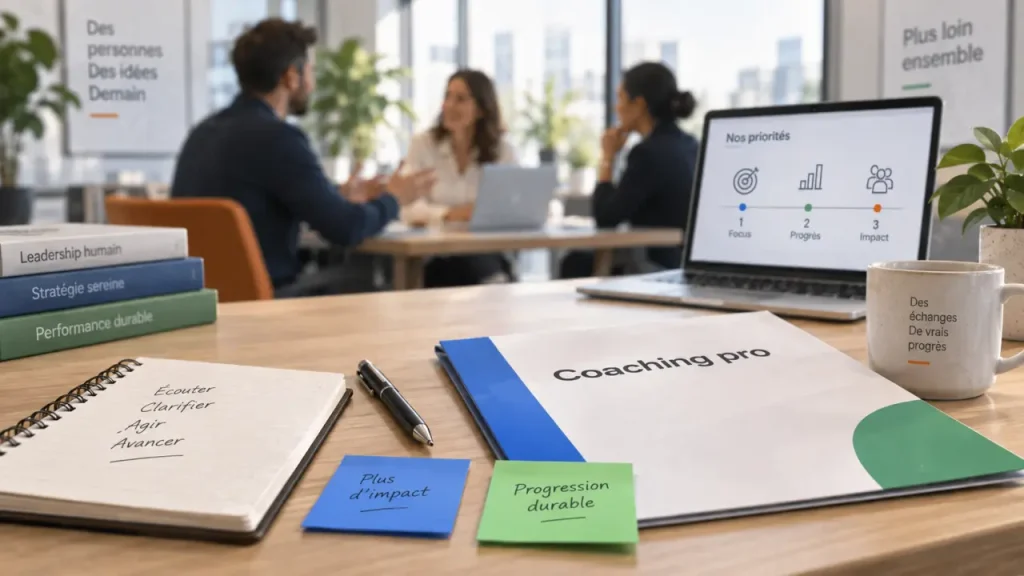 Coaching professionnel pour agir avec clarté, sans modèle imposé