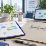 Handicap psychologique : agenda et dossier au bureau, autonomie au travail