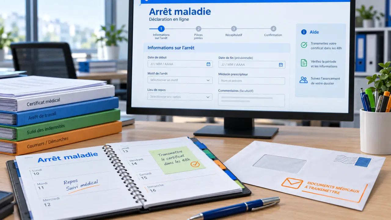 arret maladie stagiaire : justification CPAM sans garantir la gratification