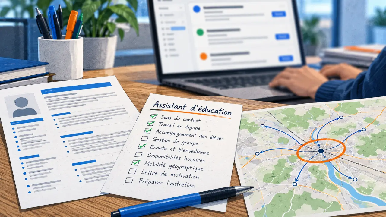 assistant d éducation emploi : CV et annonces sur table